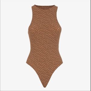 Fendi X Skims High Neck Bodysuit Size XS California